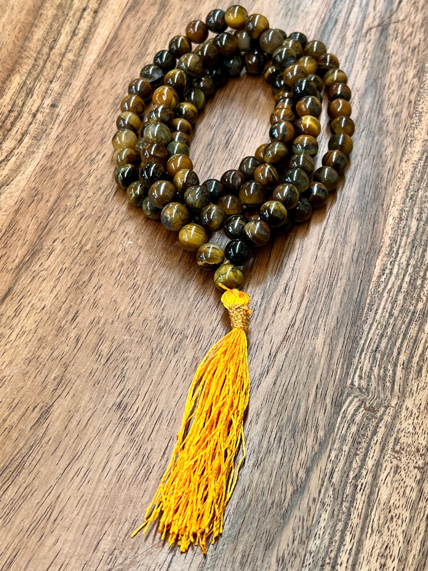Tiger Eye Meditation Mala Prayer Beads