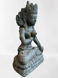 Stone Prosperity Goddess Devi Statue  17"