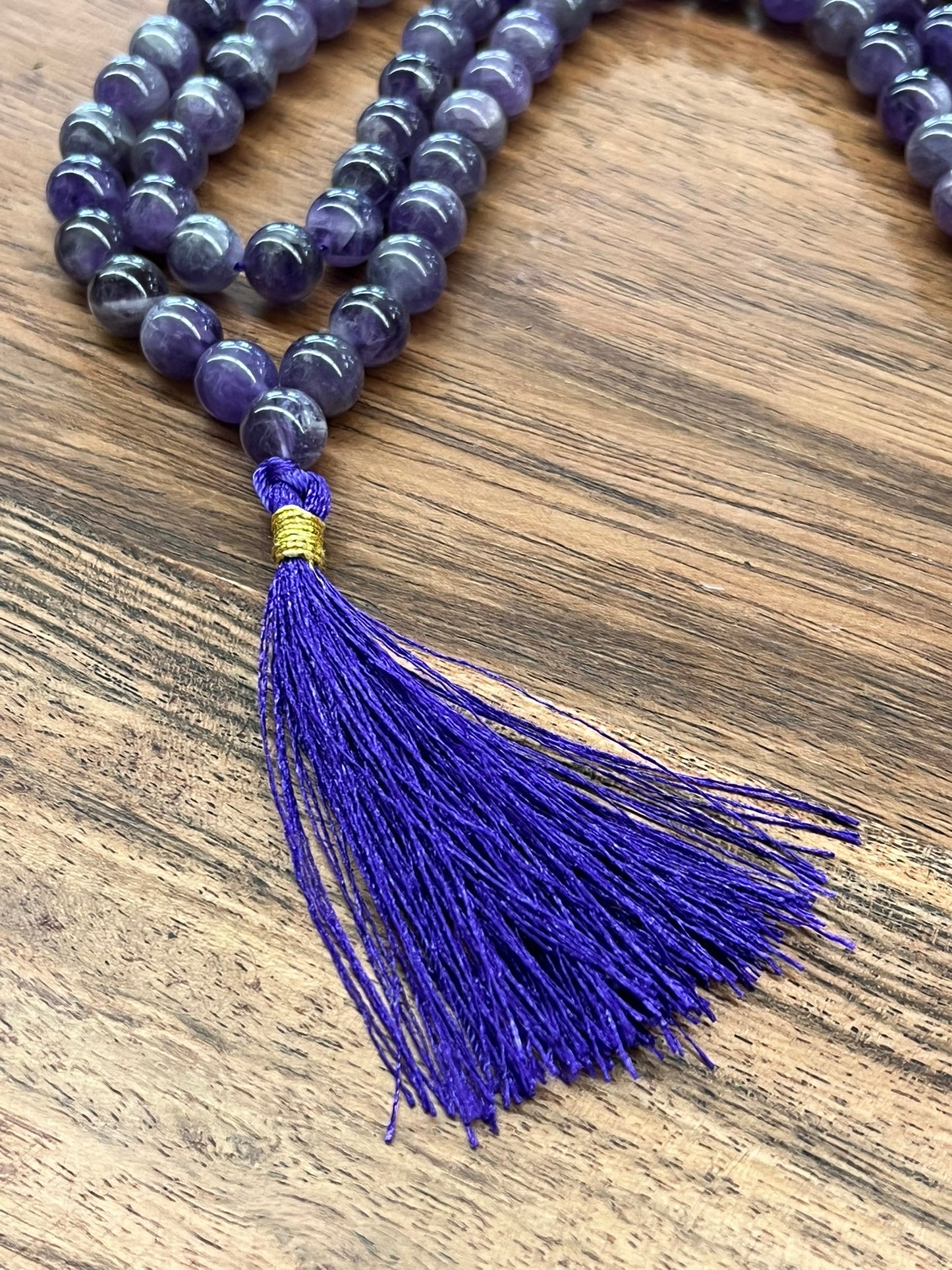 Amethyst Meditation Mala Prayer Beads