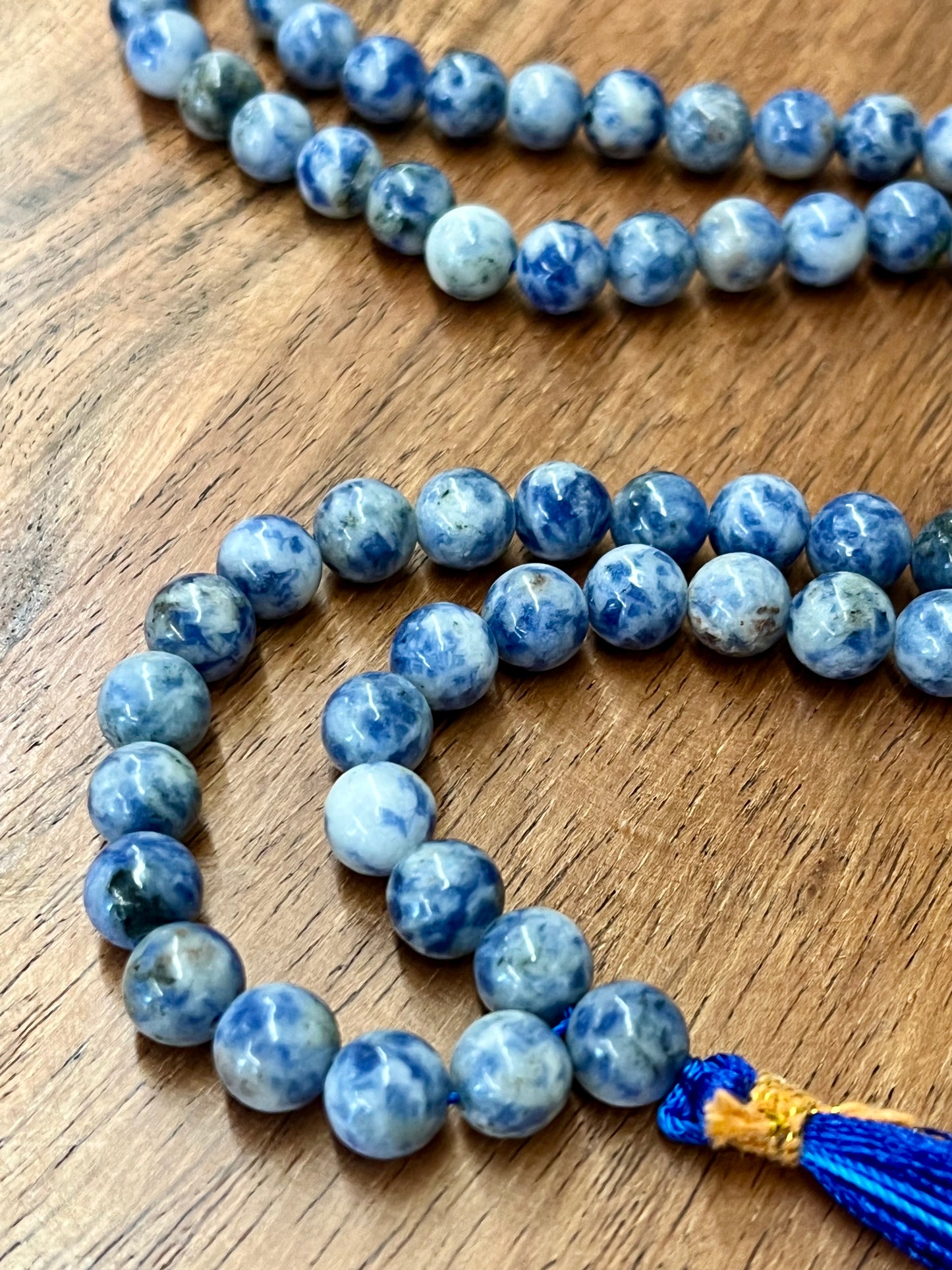 Sodalite Meditation Mala Prayer Beads