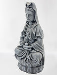 Meditating Quan Yin Statue 8.5"