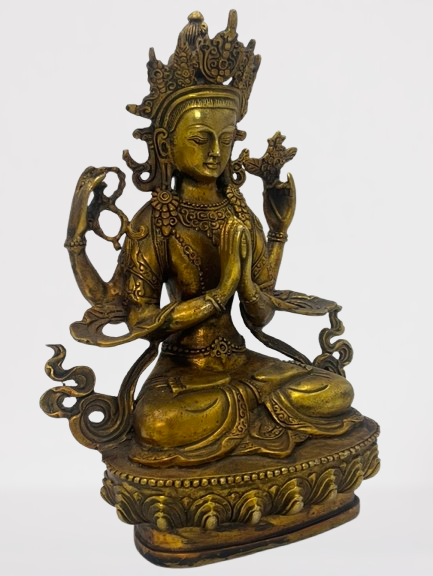 Chenrezig Compassion Buddha Statue 8"