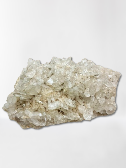 Large Clear Crystal Quartz Cluster 16"