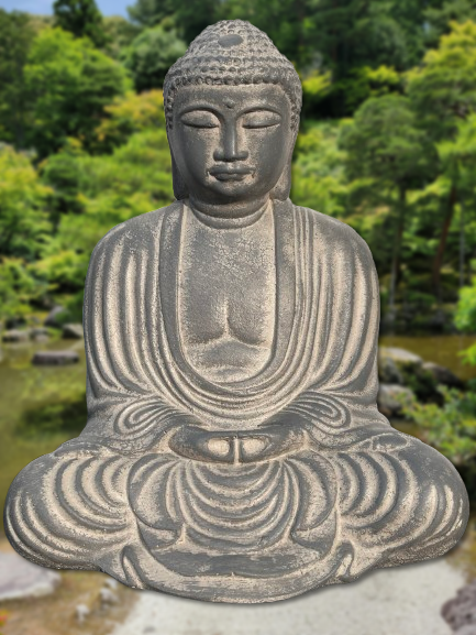 Kamakura Meditation Buddha Statue 8.75"