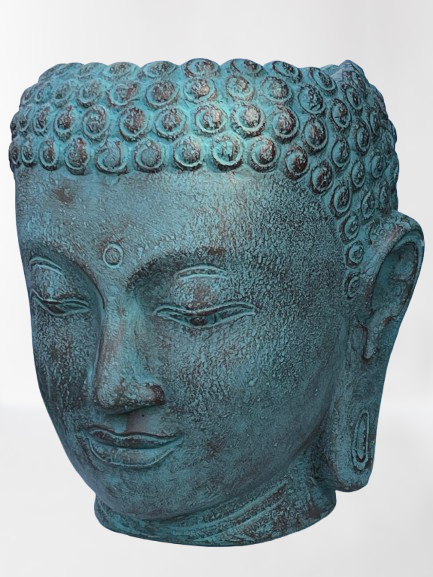 Buddha Head Garden Planter 16"