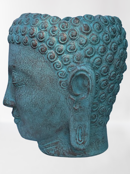 Buddha Head Garden Planter 16"