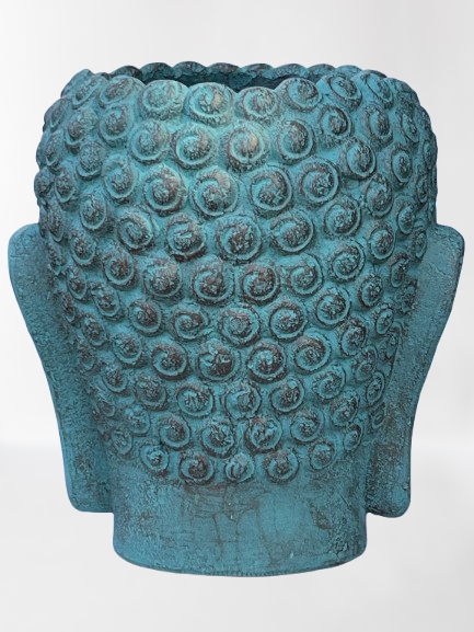 Buddha Head Garden Planter 16"