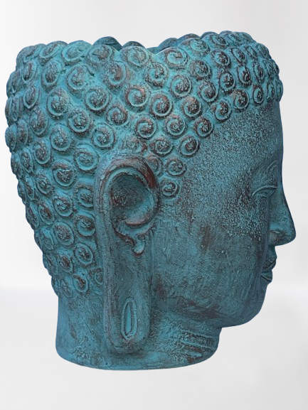 Buddha Head Garden Planter 16"
