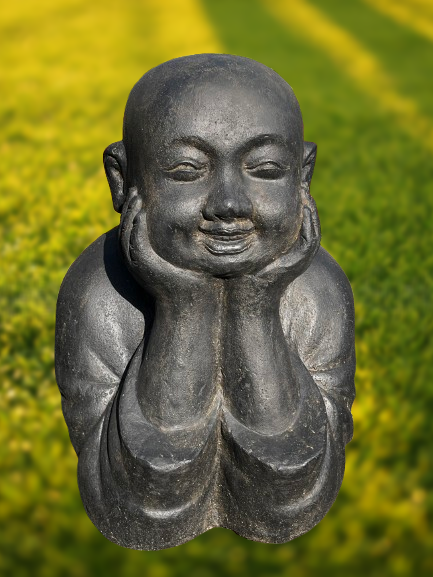 Reclining Buddhist Monk Statue 43"