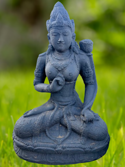 Sitting Devi Tara Garden Statue 29"