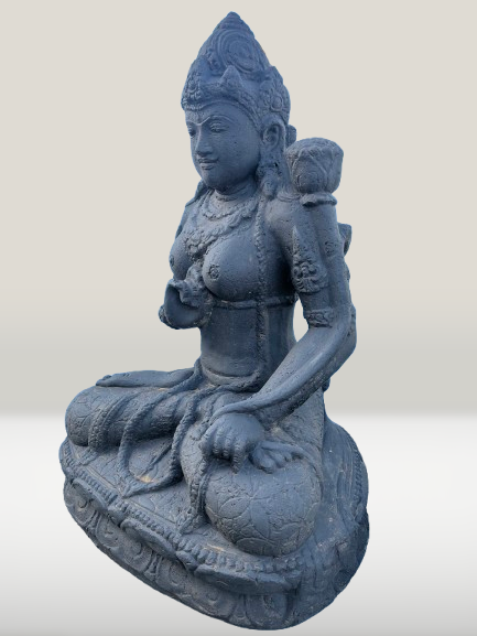 Sitting Devi Tara Garden Statue 29"