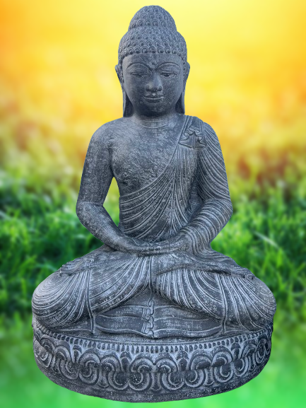 Seated Dhyana Meditation Buddha Statue 32"