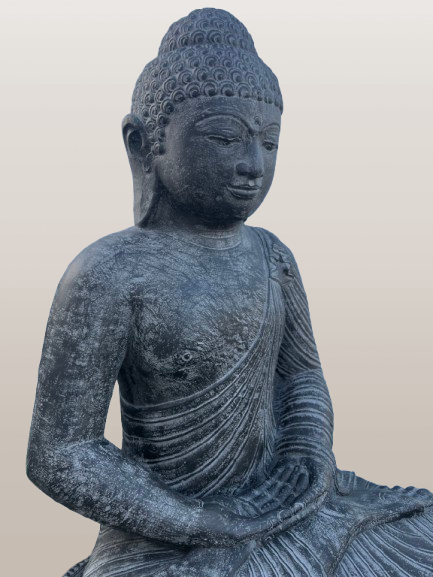 Seated Dhyana Meditation Buddha Statue 32"