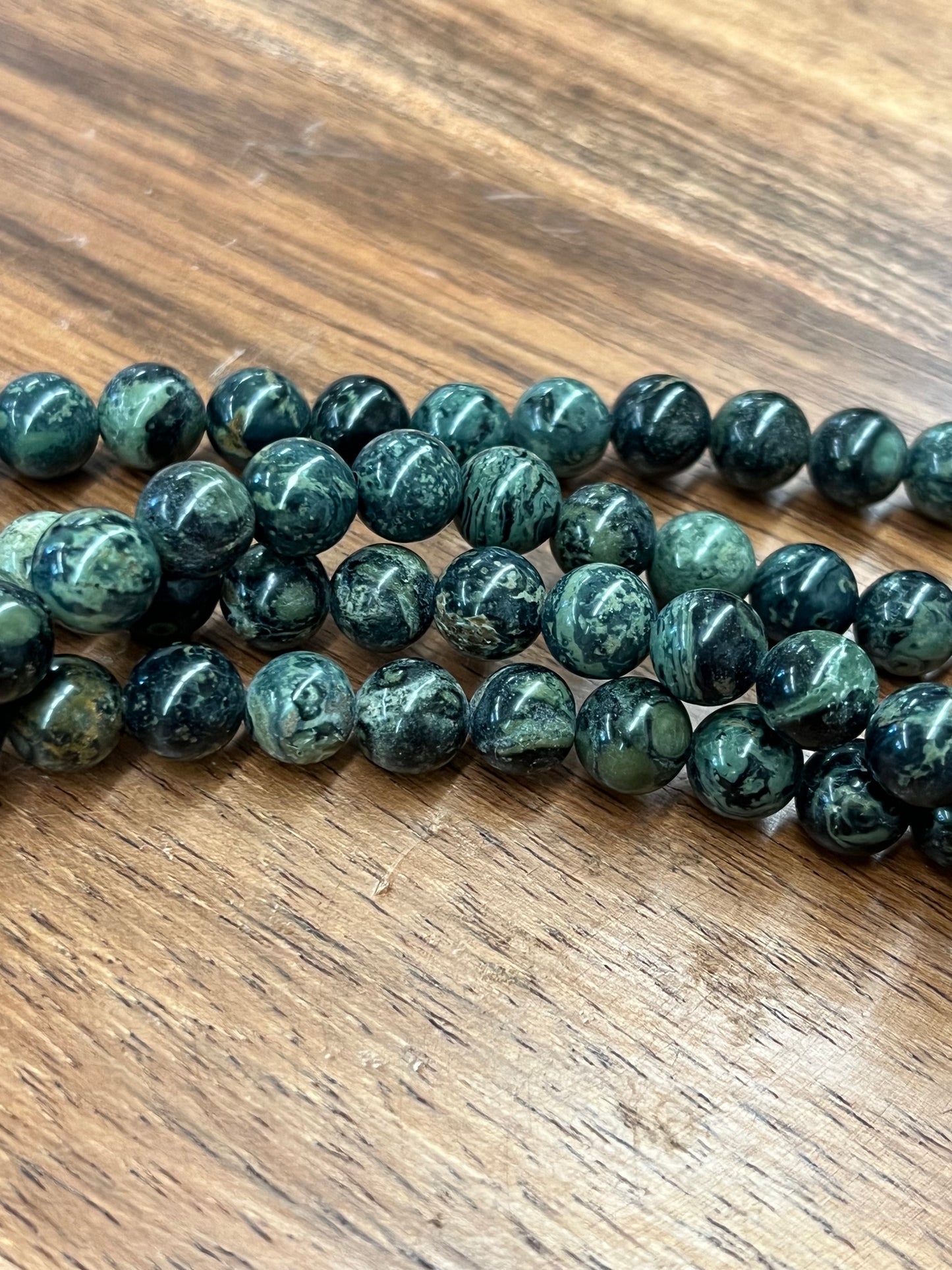 Kambaba Jasper Meditation Mala Prayer Beads
