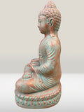 Meditating Buddha Statue with Offering Bowl 13"