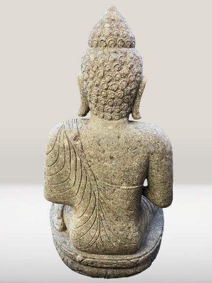 Stone Large Namaste Buddha Statue 48"