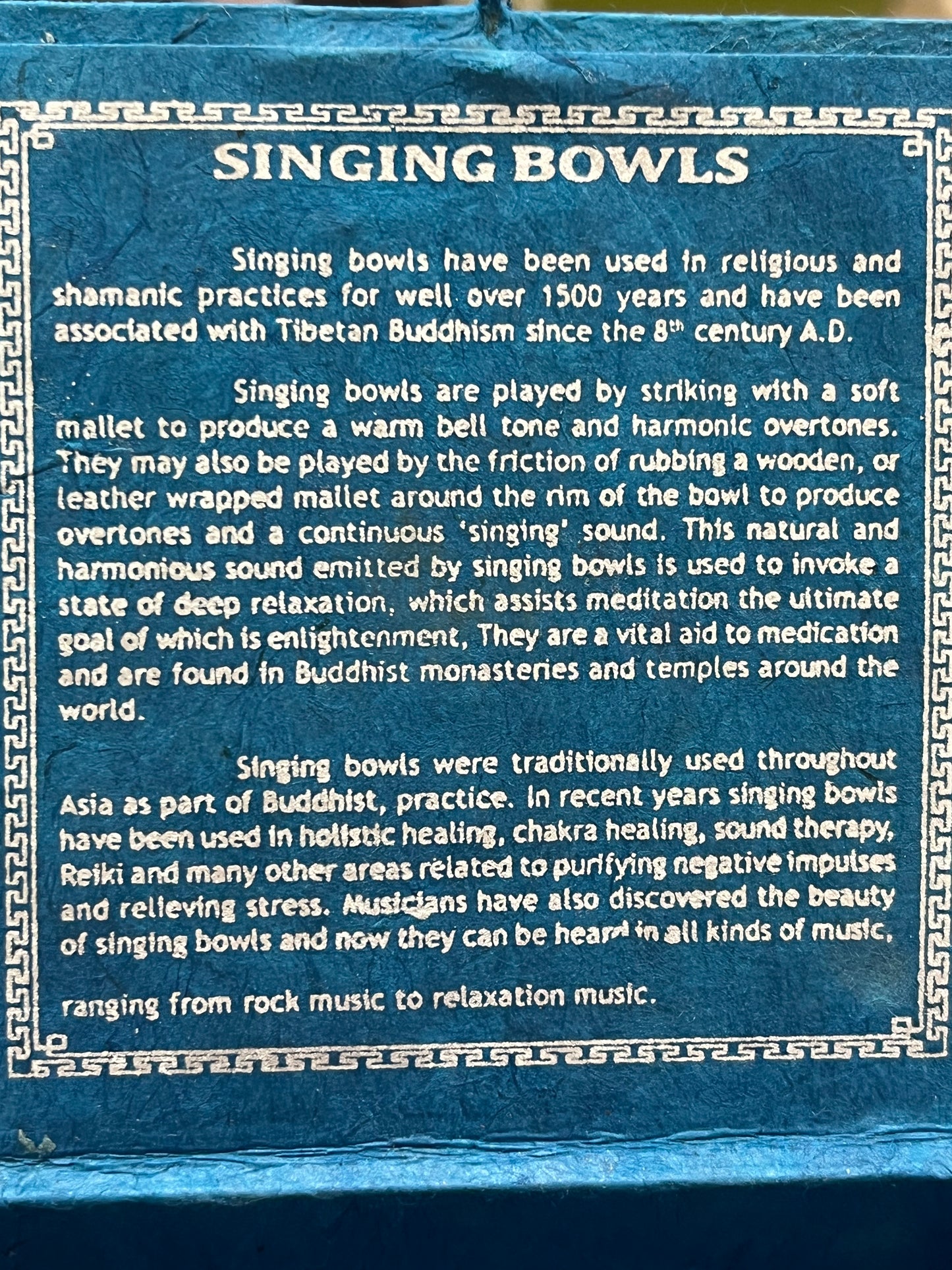 Small Singing Bowl Gift Set