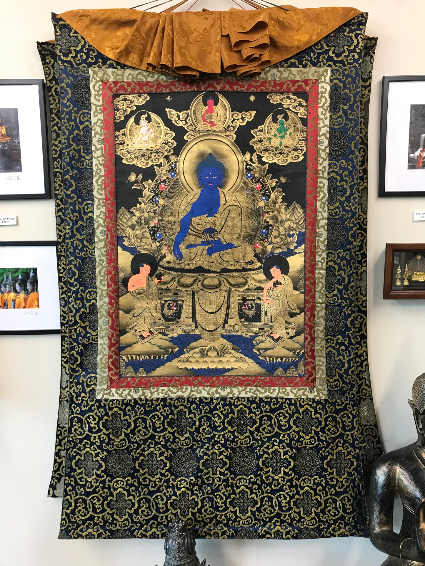 Medicine Buddha Thangka Painting