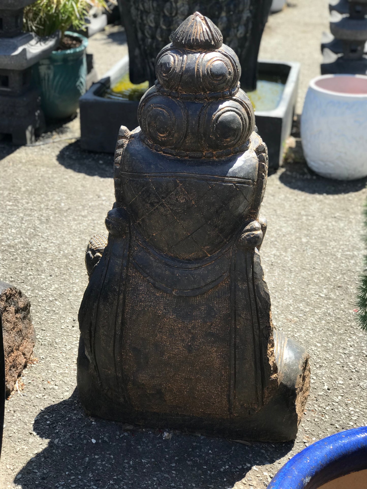 Stone Devi Tara Goddess Head Bust 42"