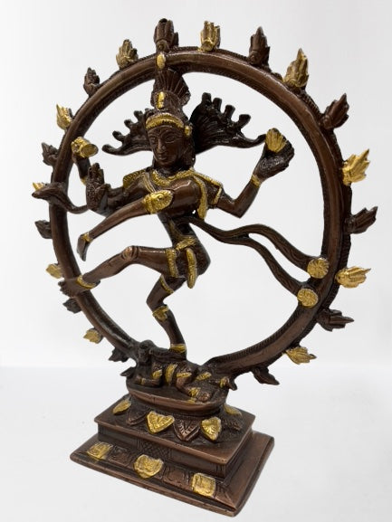 Brass Dancing Shiva Nataraja 8.5"