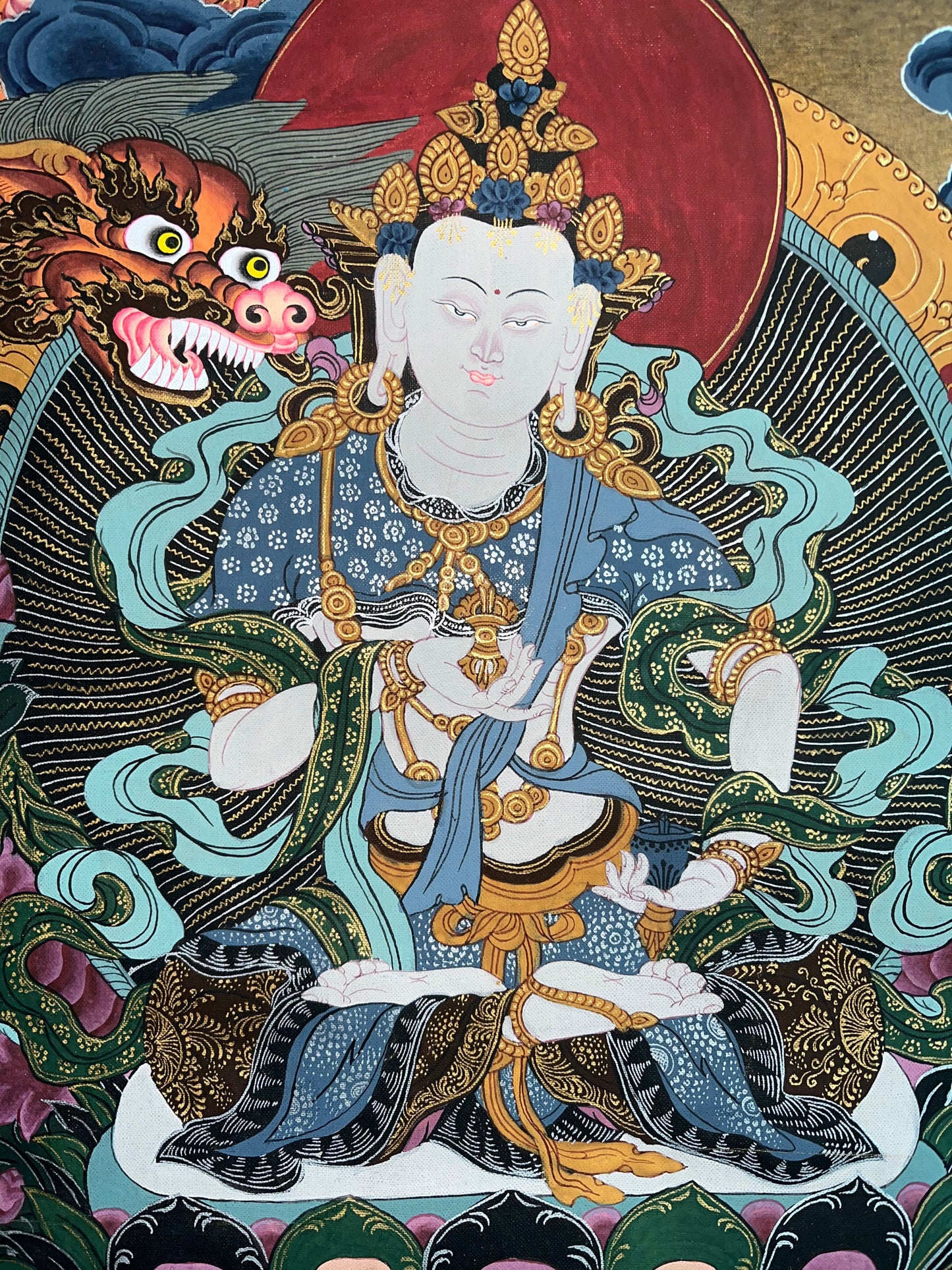 Vajrasattva Thangka Painting