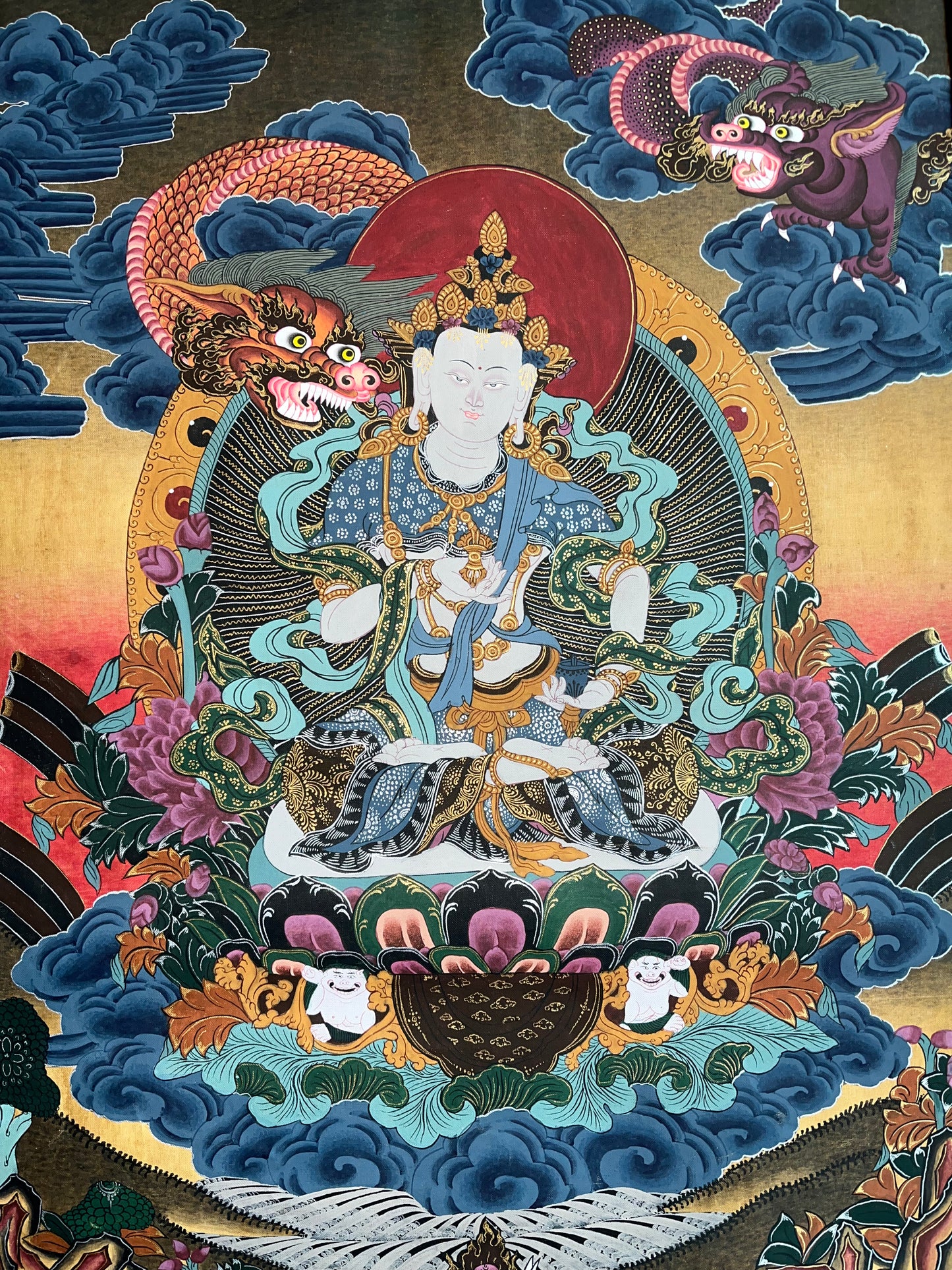 Vajrasattva Thangka Painting