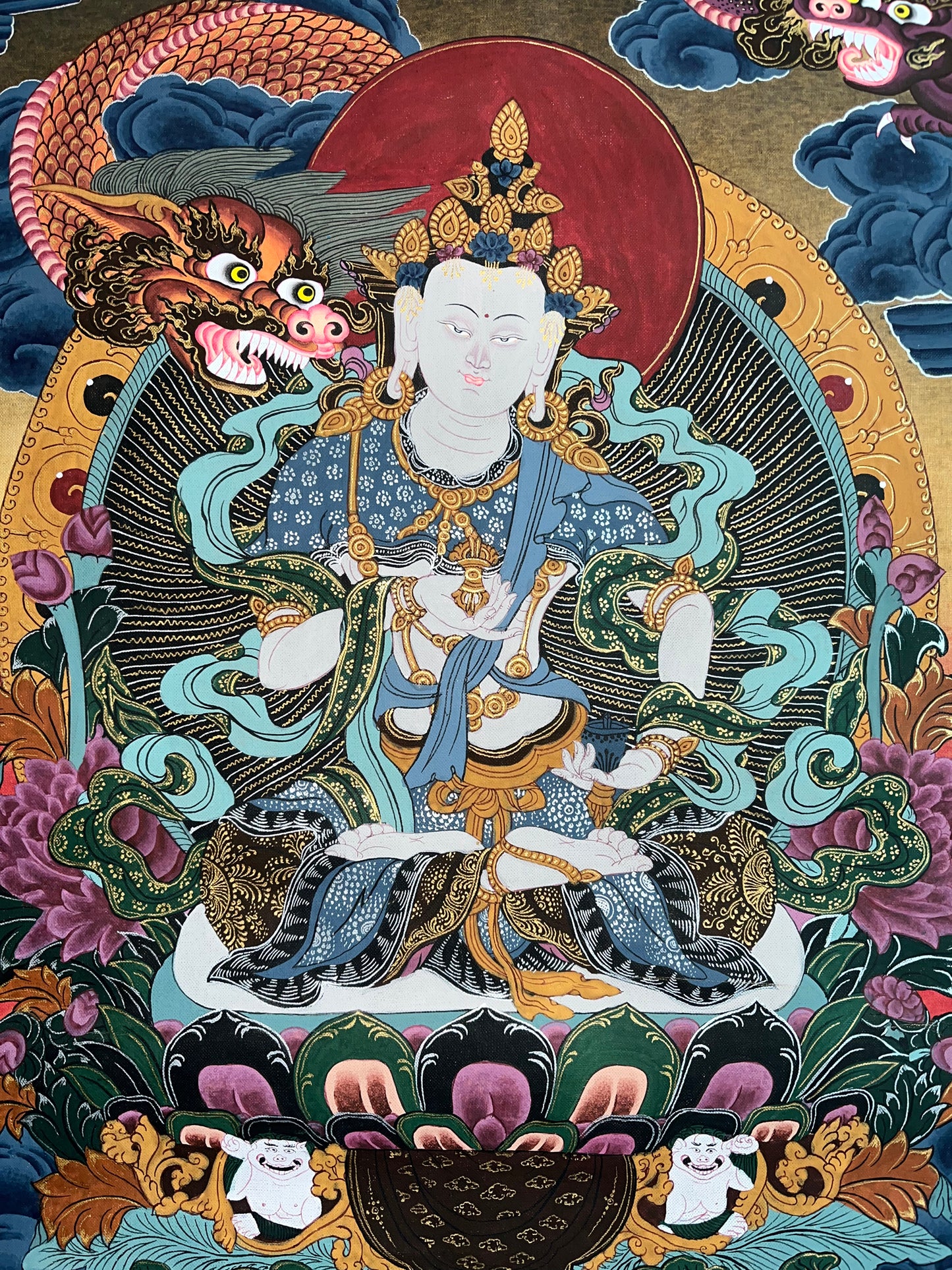 Vajrasattva Thangka Painting