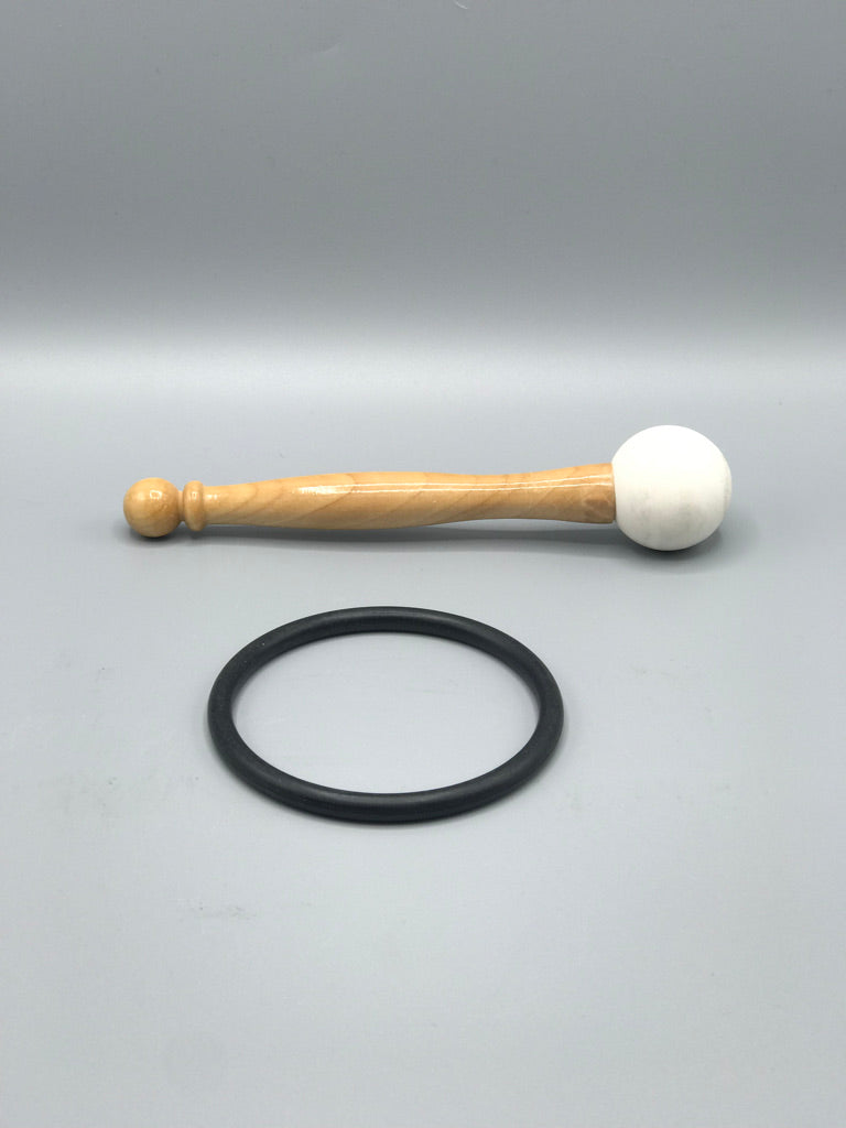 Crystal Singing Bowl 8" Third Eye Chakra A