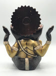 Brass Seated Ganesh Statue 7.5"
