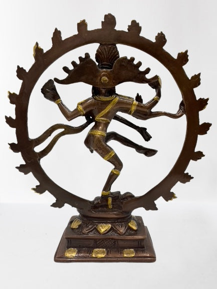 Brass Dancing Shiva Nataraja 8.5"