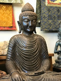 Stone Earth Witness Buddha Garden Statue 41"
