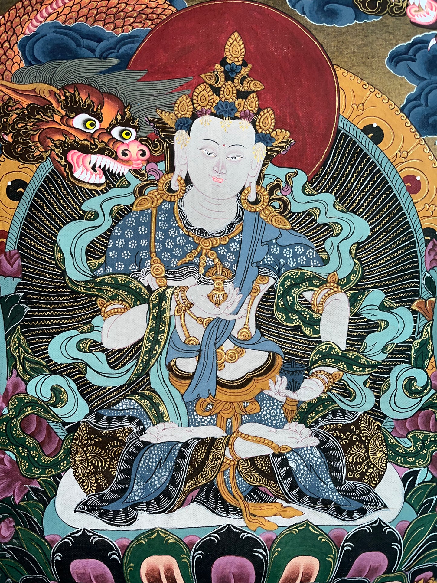 Vajrasattva Thangka Painting