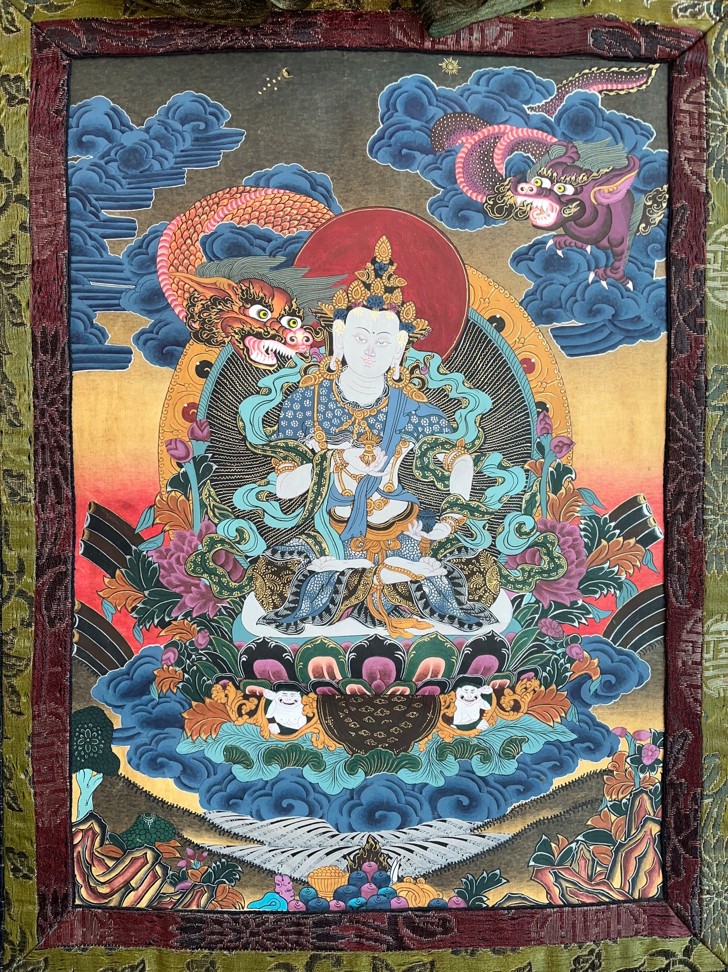Vajrasattva Thangka Painting