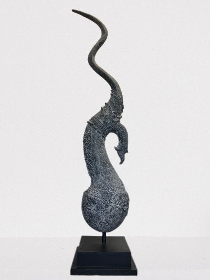 Wood Thai Chofa Sculpture on stand 66"