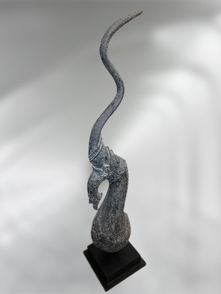 Wood Thai Chofa Sculpture on stand 66"