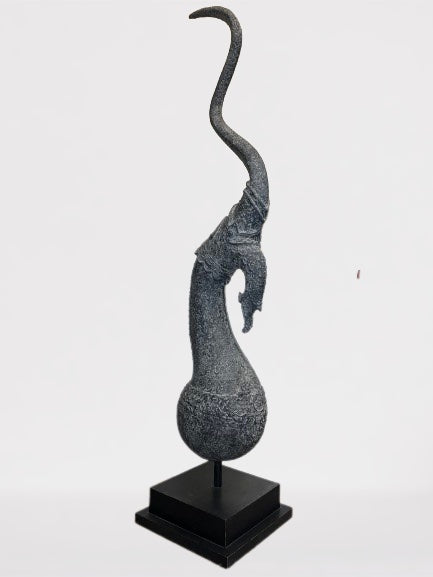 Wood Thai Chofa Sculpture on stand 68"