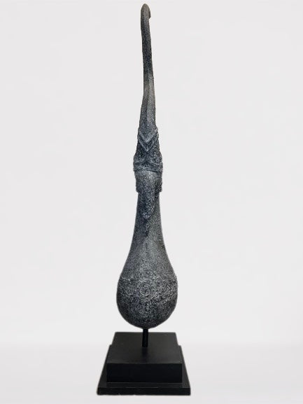 Wood Thai Chofa Sculpture on stand 68"