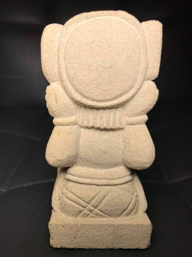 Stone Seated Ganesh Statue 4.5" - Routes Gallery