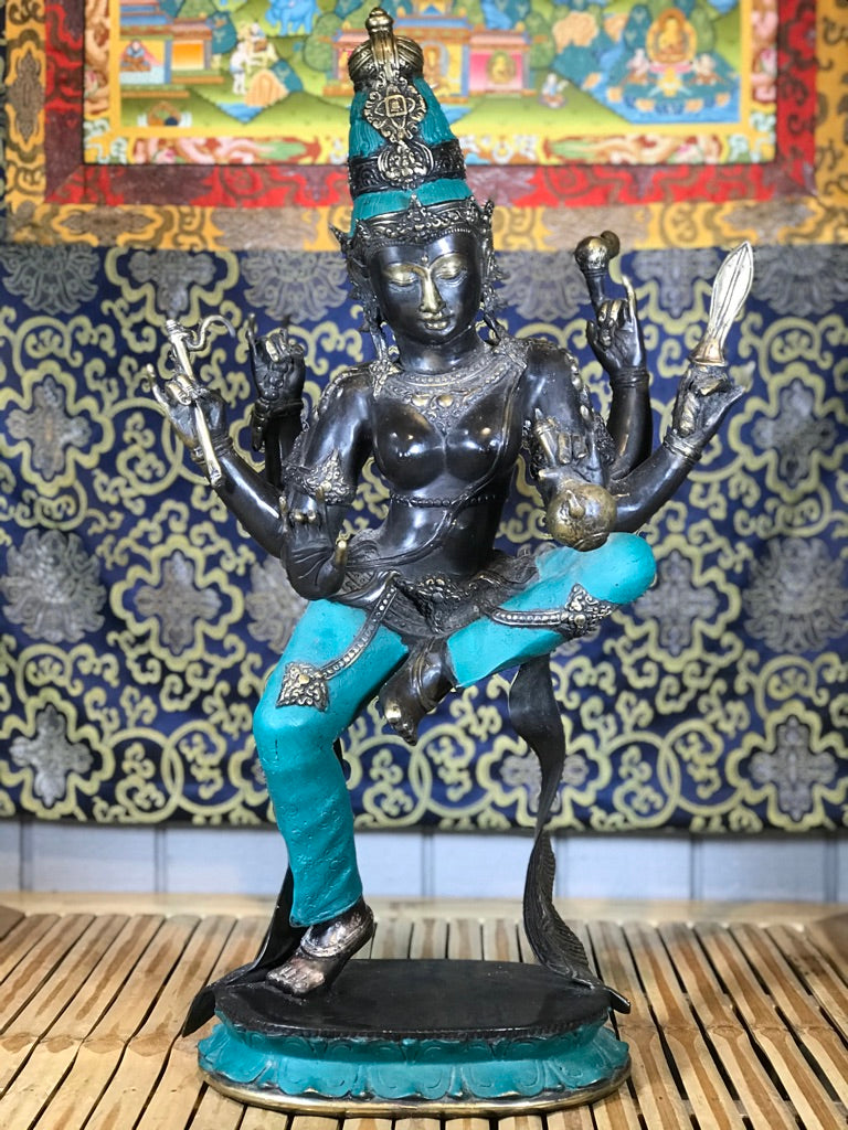 Brass Dancing Devi with 6 Arms 23 – Routes Gallery