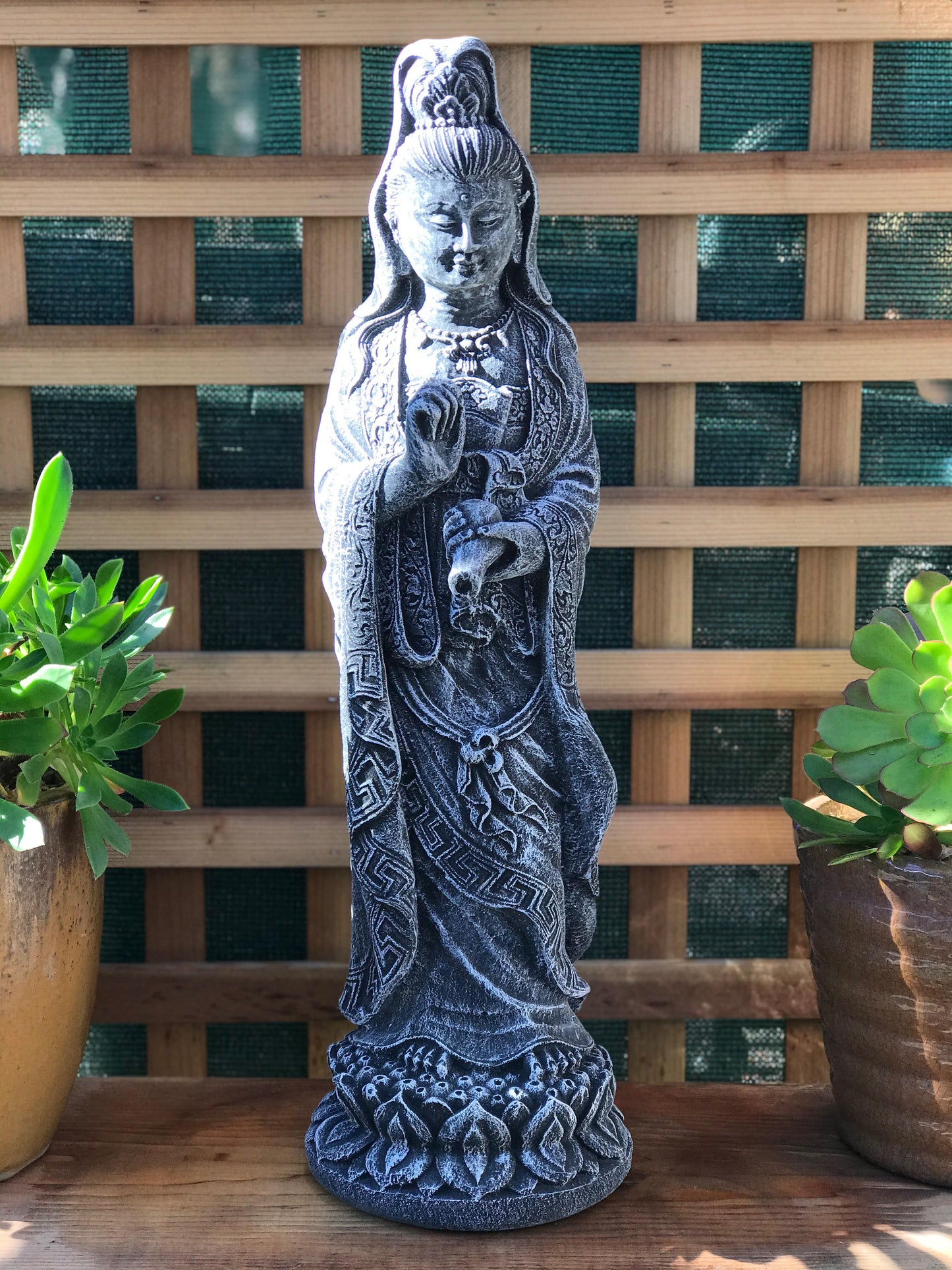 Standing Quan Yin 25"