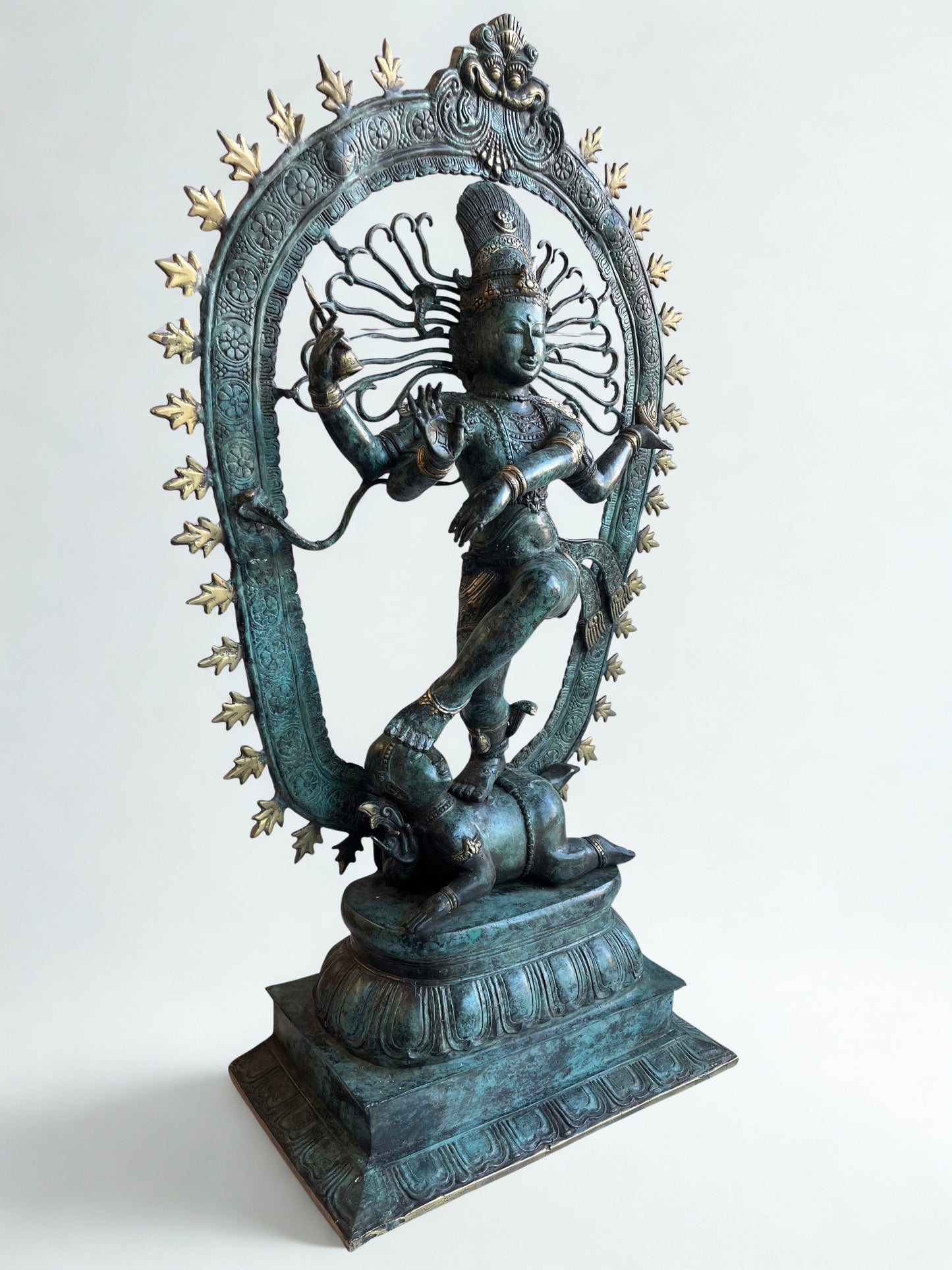 Brass Dancing Shiva Nataraja Statue 36"
