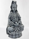 Meditating Quan Yin Statue 8.5"