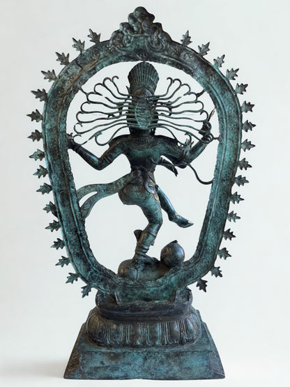 Brass Dancing Shiva Nataraja Statue 36"