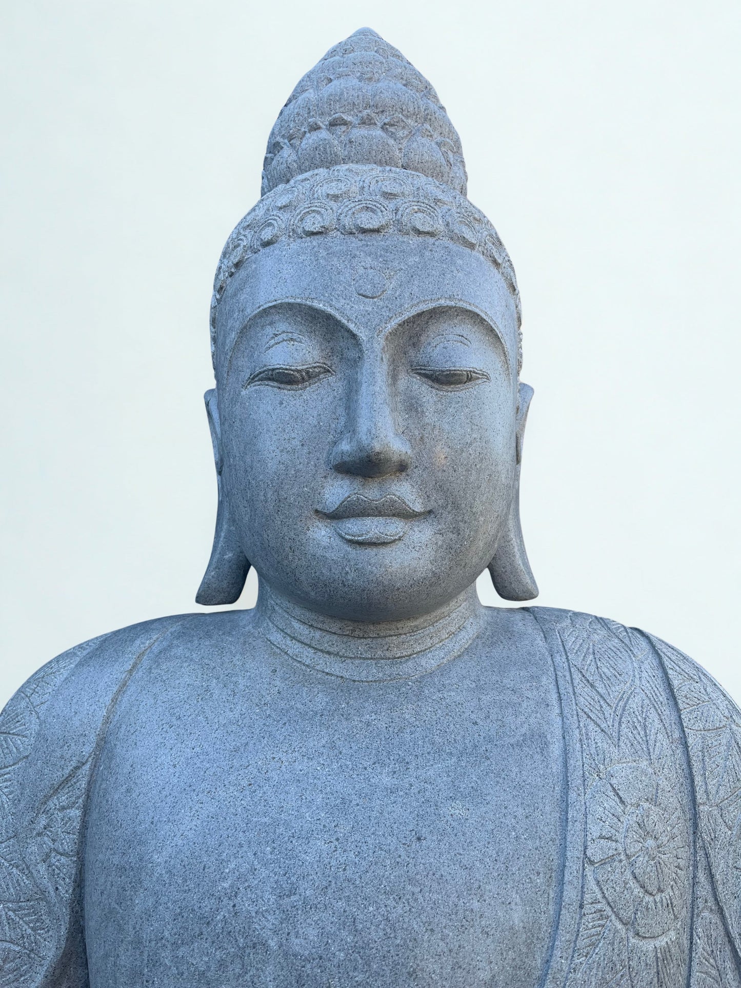 Large Handcarved Medicine Buddha Sculpture 60"