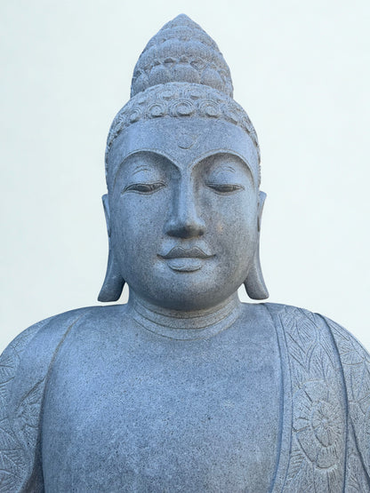 Large Handcarved Medicine Buddha Sculpture 60"