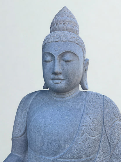 Large Handcarved Medicine Buddha Sculpture 60"