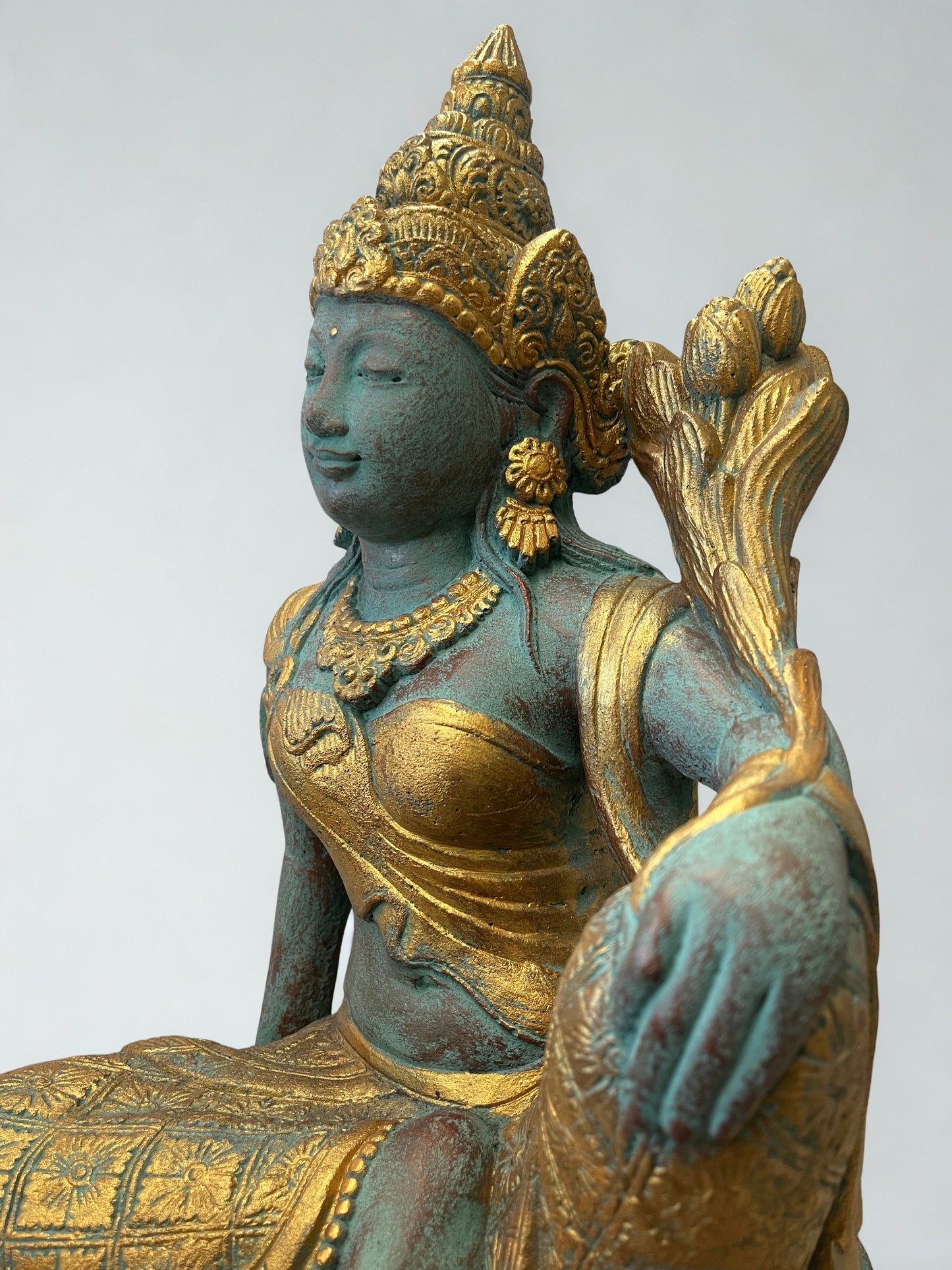 Devi Tara Compassion Goddess Statue 17"