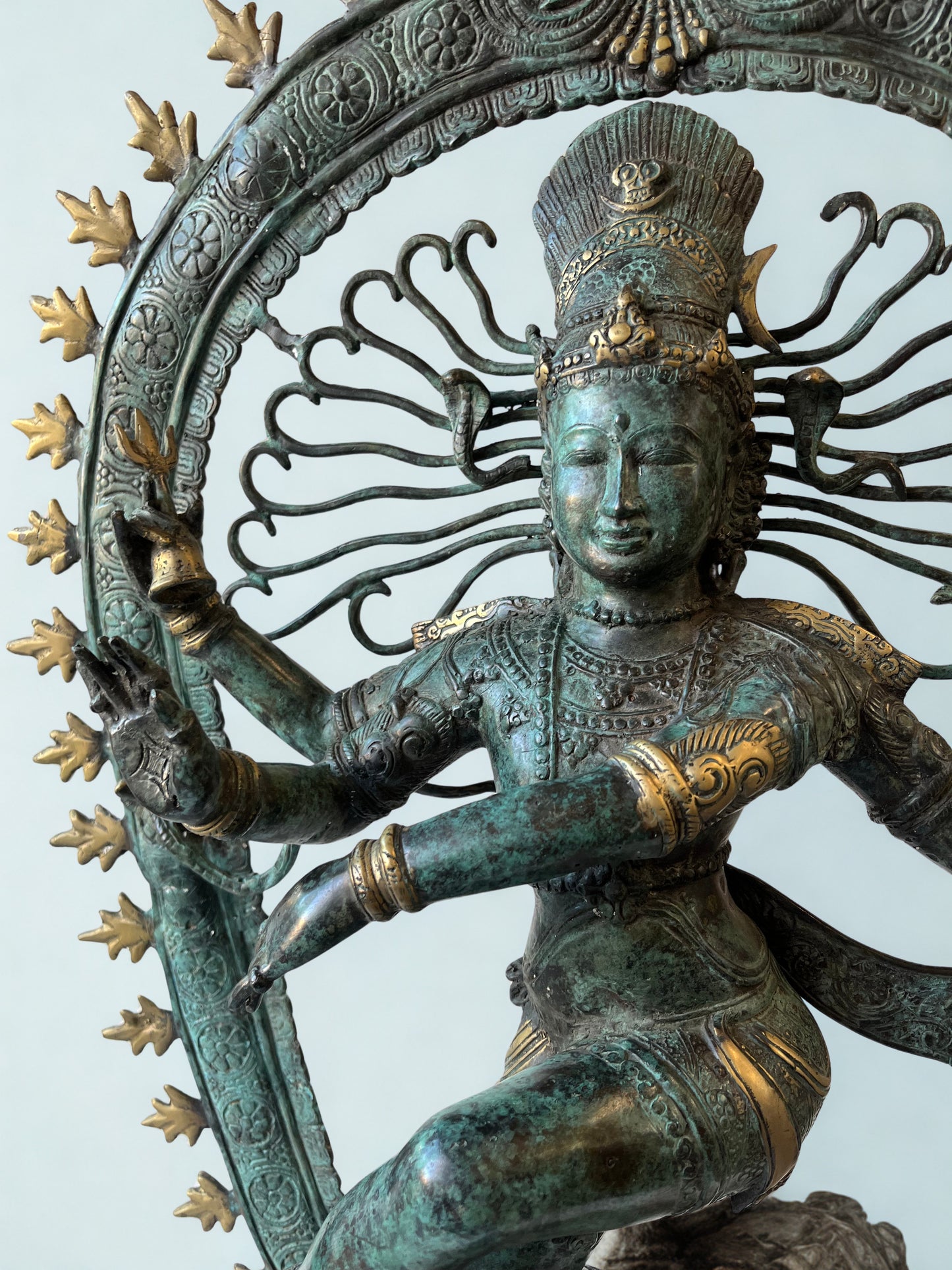Brass Dancing Shiva Nataraja Statue 36"