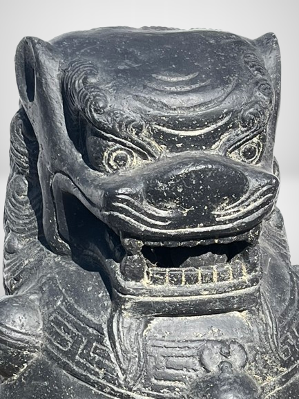 Guardian Lion Foo Dog Statue Pair 24"
