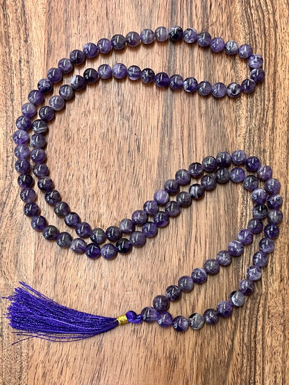 Amethyst Meditation Mala Prayer Beads